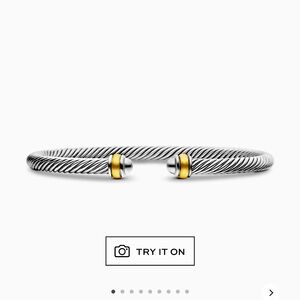 David Yurman cable bracelet 4mm size small